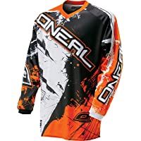 ONeal Element FR Shocker Camiseta de manga larga- Negro-Naranja- 2016